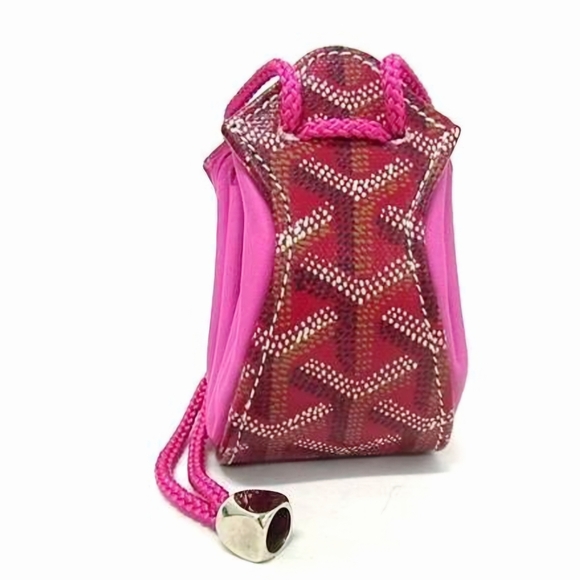 Goyard Herringbone Pink Small Pouch - Picture 6 of 8